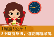 8小時減肥法 讓你1周瘦10斤