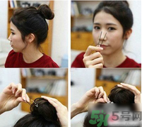 韓式簡單丸子頭扎法 今年流行丸子頭你會嗎？