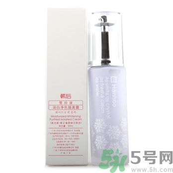 韓后雪玲瓏潤白凈色隔離霜怎么樣？韓后隔離霜能提亮膚色嗎？