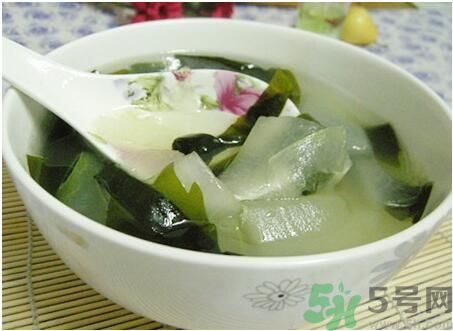冬瓜和海帶一起吃能降火嗎？冬瓜能和海帶一起吃嗎？