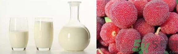 楊梅可以和牛奶一起吃嗎？牛奶能和楊梅一起吃嗎？