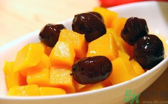 南瓜和紅棗可以一起煮嗎？南瓜和紅棗一起吃好嗎？