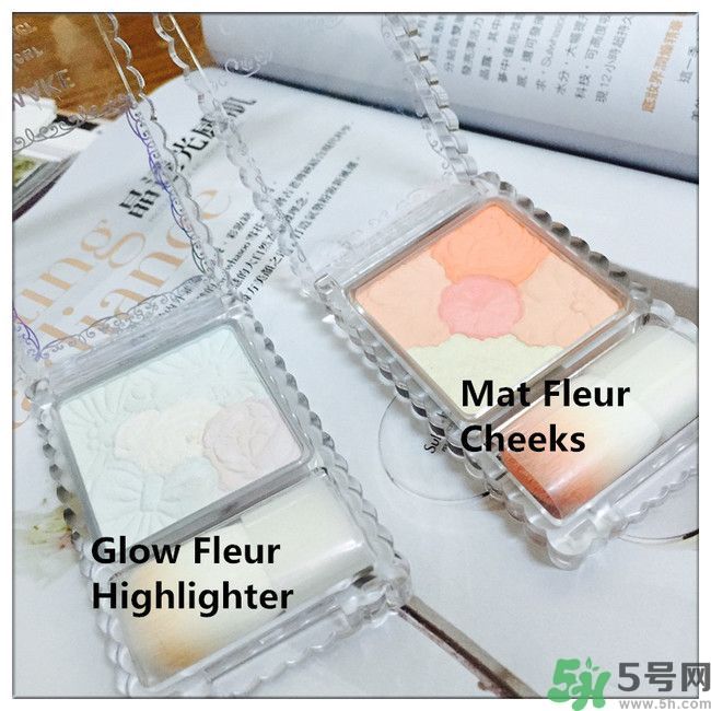 canmake花瓣腮紅色號對比圖？canmake五色花瓣腮紅試色