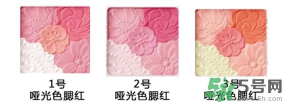 canmake花瓣腮紅色號對比圖？canmake五色花瓣腮紅試色