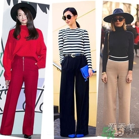 闊腿褲配什么上衣？闊腿褲上衣搭配