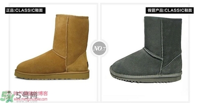 ugg是什么牌子？ugg雪地靴真假辨別圖對比