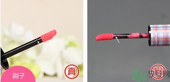 too cool for school格子光耀染色唇彩真假辨別對(duì)比圖