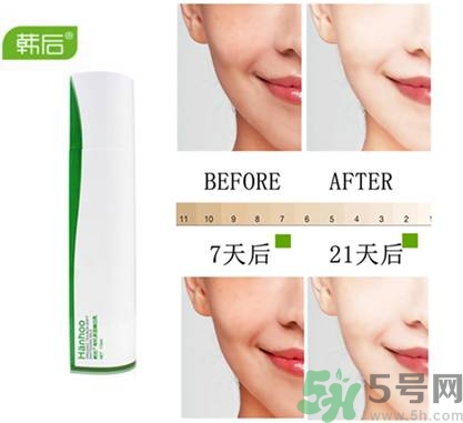 韓后茶蕊嫩白系列怎么樣？韓后茶蕊baby白好用嗎？