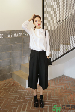 闊腿褲配什么鞋子好看？穿闊腿褲配什么鞋子？