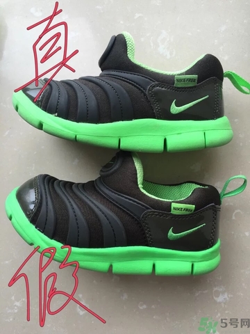 毛毛蟲(chóng)鞋真假區(qū)分 嬰兒耐克毛毛蟲(chóng)鞋真假區(qū)分對(duì)比圖