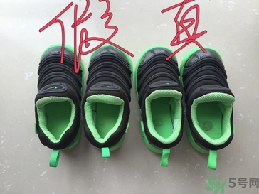 毛毛蟲(chóng)鞋真假區(qū)分 嬰兒耐克毛毛蟲(chóng)鞋真假區(qū)分對(duì)比圖