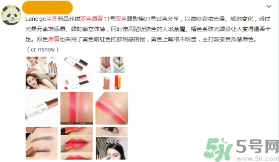 蘭芝雙色口紅哪個(gè)顏色好看？蘭芝雙色口紅怎么涂？