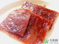 孕婦可以吃豬肉鋪嗎?豬肉脯的營養(yǎng)價值