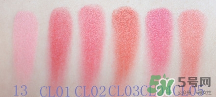 canmake腮紅膏哪個顏色好看？canmake腮紅膏試色