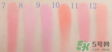 canmake腮紅膏哪個顏色好看？canmake腮紅膏試色