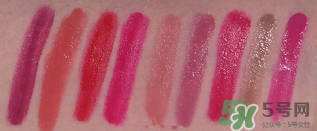 雅頓液體口紅色號 雅頓唇釉試色 雅頓液體口紅色號 雅頓唇釉試色
