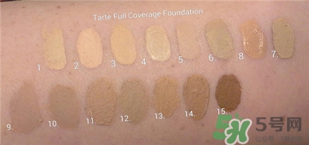 tarte粉底液色號選擇 tarte粉底液試色 tarte粉底液色號選擇 tarte粉底液試色