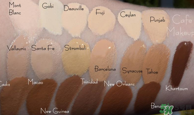 nars粉底液色號(hào)怎么選？nars粉底液色號(hào)