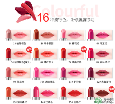 尚惠口紅有幾個顏色？尚惠口紅試色