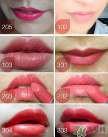 紀(jì)梵希口紅哪個(gè)色好看？紀(jì)梵?？诩t試色