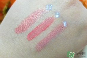 圣羅蘭ysl52和17哪個(gè)好看？ysl17和52試色比拼