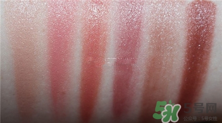 歐萊雅6色口紅盤試色 歐萊雅六色口紅盤試色圖