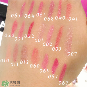 嬌蘭小黑裙口紅試色 嬌蘭小黑裙口紅色號 嬌蘭小黑裙口紅試色 嬌蘭小黑裙口紅色號