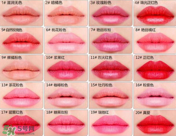 km唇膏哪個(gè)顏色好？km唇膏試色