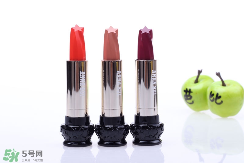 安娜蘇星星口紅哪個色最好？安娜蘇星星口紅試色