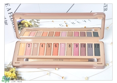 color deep眼影怎么樣？色號(hào)試色圖