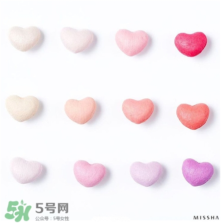 謎尚愛(ài)心腮紅色號(hào) missha愛(ài)心腮紅試色