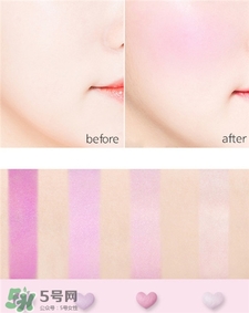 謎尚愛(ài)心腮紅色號(hào) missha愛(ài)心腮紅試色