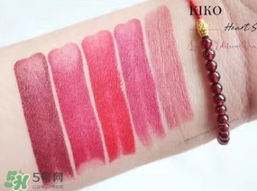 kiko2017情人節(jié)愛心口紅色號 kiko2017情人節(jié)愛心口紅試色 kiko2017情人節(jié)愛心口紅色號 kiko2017情人節(jié)愛心口紅試色