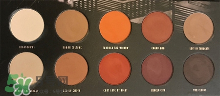 Zoeva2017新品啞光眼影盤(pán) Zoeva2017啞光眼影試色