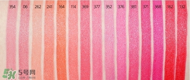 蘭蔻口紅色號大全,蘭蔻口紅試色圖合集