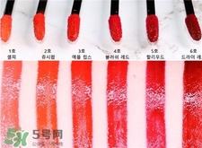 愛(ài)茉莉愛(ài)心唇釉試色 愛(ài)茉莉2017Color Live唇釉