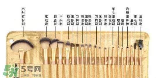 化妝刷有哪些？不同化妝刷怎么用？
