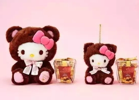 godiva2017情人節(jié)巧克力多少錢？sanrio和?歌帝梵合作情人節(jié)巧克力