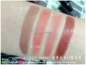 阿瑪尼黑管唇膏試色 阿瑪尼黑管唇膏試色圖 阿瑪尼黑管唇膏試色 阿瑪尼黑管唇膏試色圖