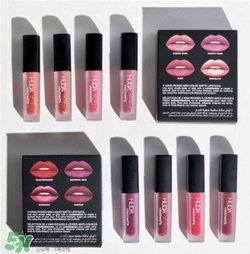 Hudabeauty4色唇釉套裝色號 Huda beauty4色唇釉套裝試色 Hudabeauty4色唇釉套裝色號 Huda beauty4色唇釉套裝試色