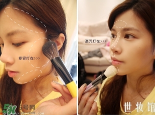 sleek修容粉怎么用？sleek修容粉使用方法