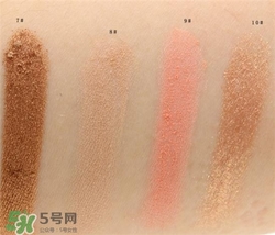 愛(ài)麗小屋咖啡眼影盤色號(hào) 愛(ài)麗小屋咖啡眼影盤試色