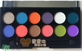 sleek日落盤(pán)眼影色號(hào)試色 sleek日落眼影盤(pán)試色圖