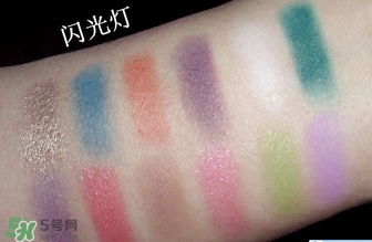 sleek日落盤(pán)眼影色號(hào)試色 sleek日落眼影盤(pán)試色圖