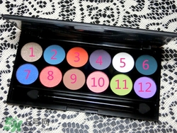 sleek日落盤(pán)眼影色號(hào)試色 sleek日落眼影盤(pán)試色圖