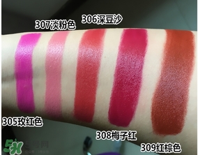 雅邦口紅紅管色號試色 雅邦紅管口紅試色