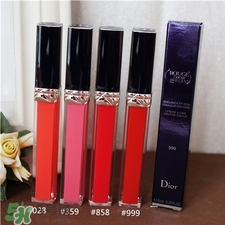 dior迪奧藍(lán)金唇釉色號 迪奧藍(lán)金唇釉試色