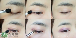 蘭蔻五色眼影怎么畫？蘭蔻眼影的畫法步驟圖