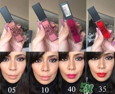 美寶蓮啞光唇釉色號 美寶蓮啞光唇釉試色