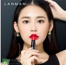 lanman爛熳口紅色號(hào) 爛熳口紅試色